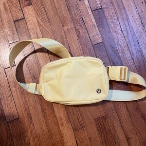 Lululemon Yellow Belt Bag